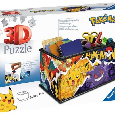 Puzzle 3D boîte de rangement Pokémon