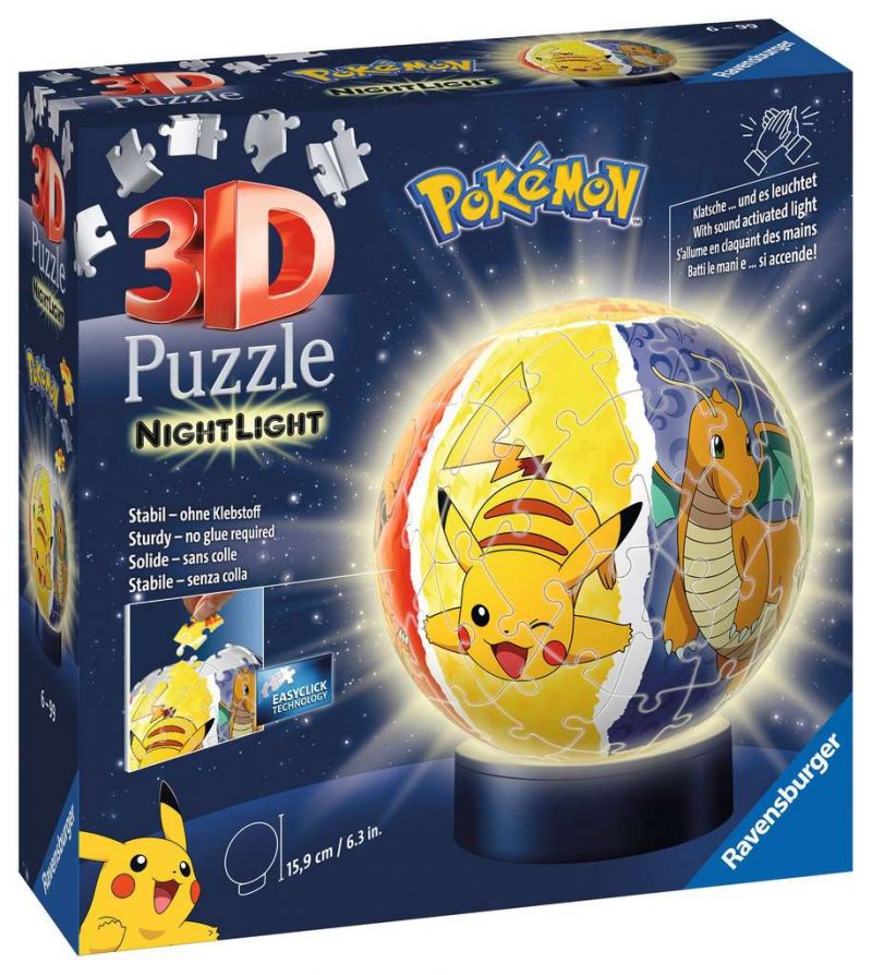 Puzzle 3D illuminé Pokémon