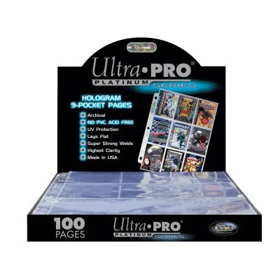 Ultra-pro : 100 feuilles de classeur platinum (11 trous)