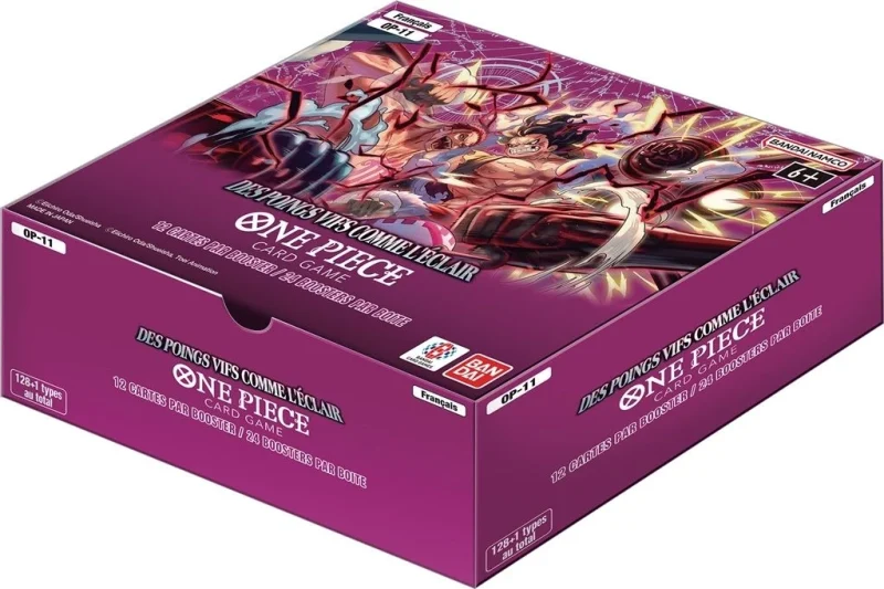 One Piece FR - Display de 24 boosters - OP11 Des Poings Vifs Comme l'Éclair – Image 2