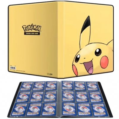 Pokémon-Ultra Pro - Portfolio-FULL PIKACHU JAUNE - 10 pages de 9 cases (180 cartes recto-verso)