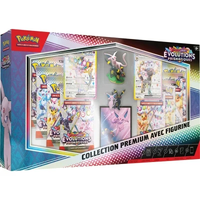 Pokémon - Coffret Premium avec Figurine Écarlate et Violet Évolutions Prismatiques