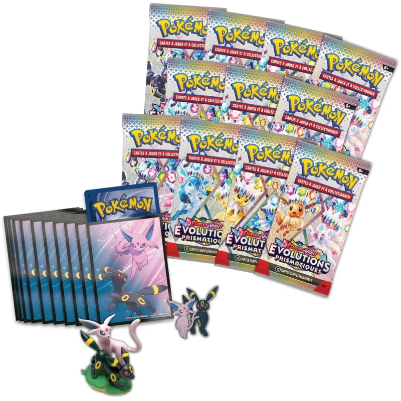 Pokémon - Coffret Premium avec Figurine Écarlate et Violet Évolutions Prismatiques – Image 2