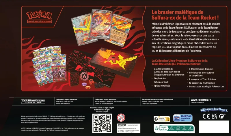 Coffret Ultra Premium Sulfura-Team Rocket 2025 – Image 2