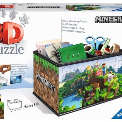 Puzzle 3D-Boite de rangement - Minecraft