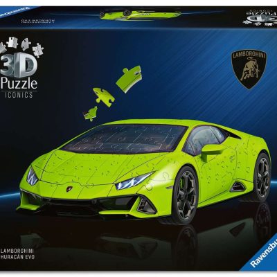 Puzzle 3D-Lamborghini Huracán EVO - Edition verte