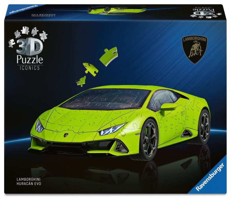 Puzzle 3D-Lamborghini Huracán EVO - Edition verte