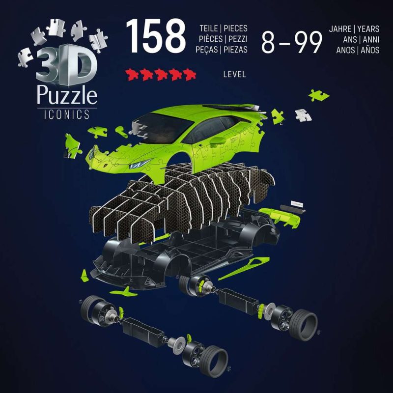 Puzzle 3D-Lamborghini Huracán EVO - Edition verte – Image 2