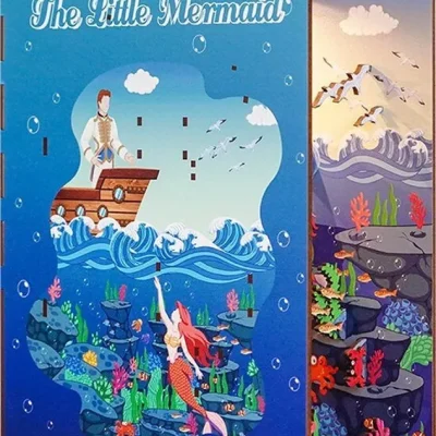Serre-livres DIY Book Nook La Petite Sirène