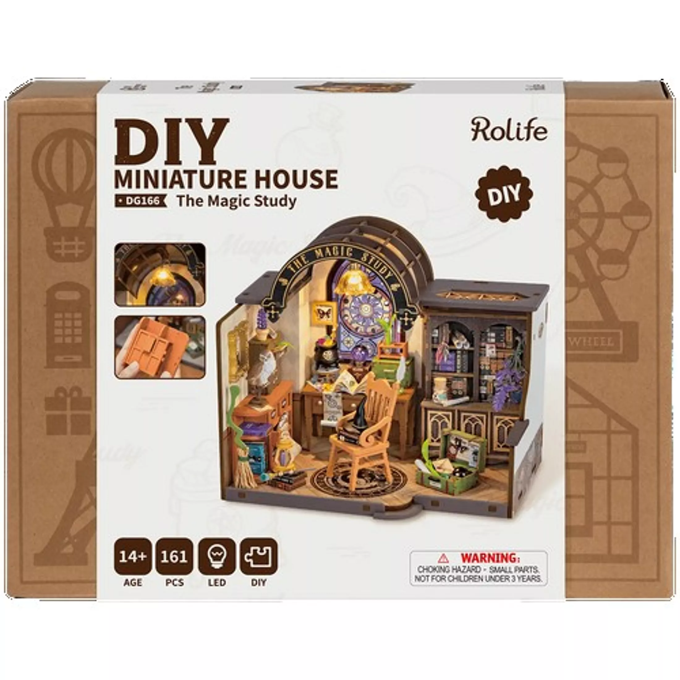 Maison DIY The Magic Study avec éclairage LED – Image 4