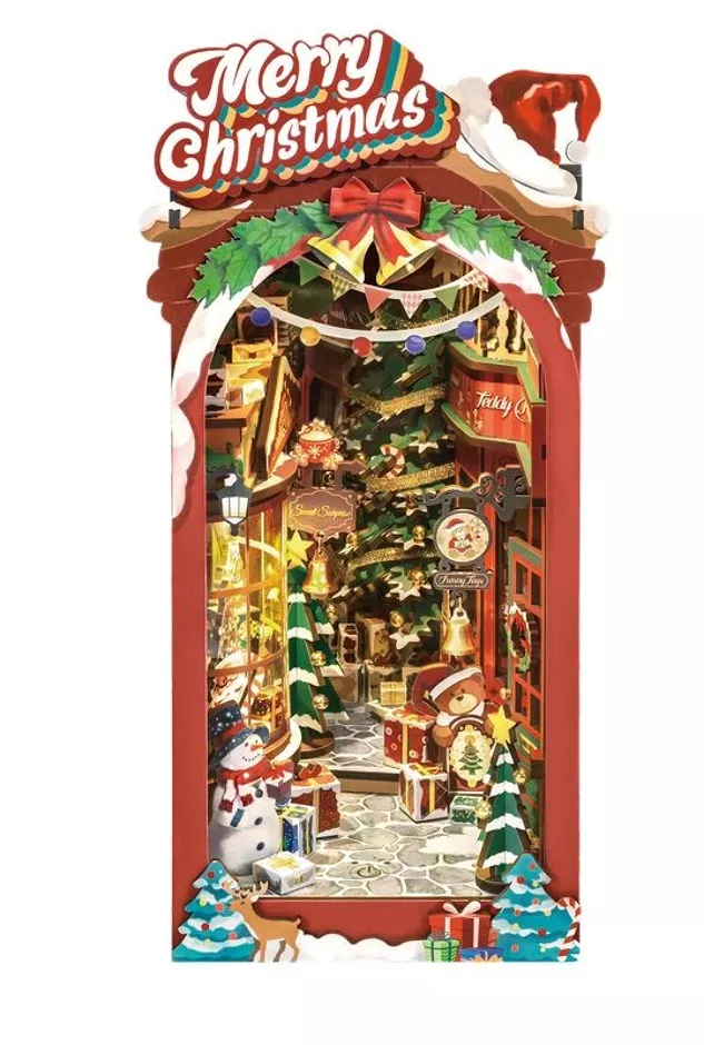 Robotime, Serre-livres DIY Rue de Noël