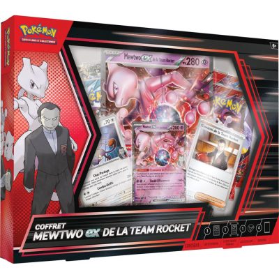 Pokémon - Coffret 4 Boosters - Mewtwo Ex De La Team Rocket