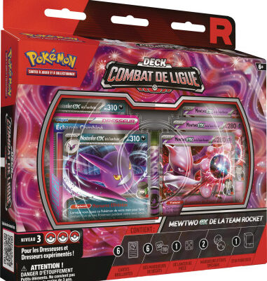 Pokémon - Deck Combat de Ligue Mewtwo‑ex de la Team Rocket