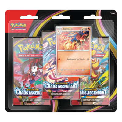Pokémon tripack ME4 Chaos Ascendant