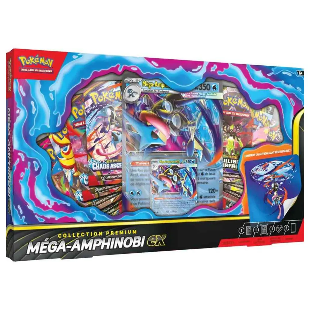 Pokémon – Coffret – Collection Premium Méga-Amphinobi ex – en français