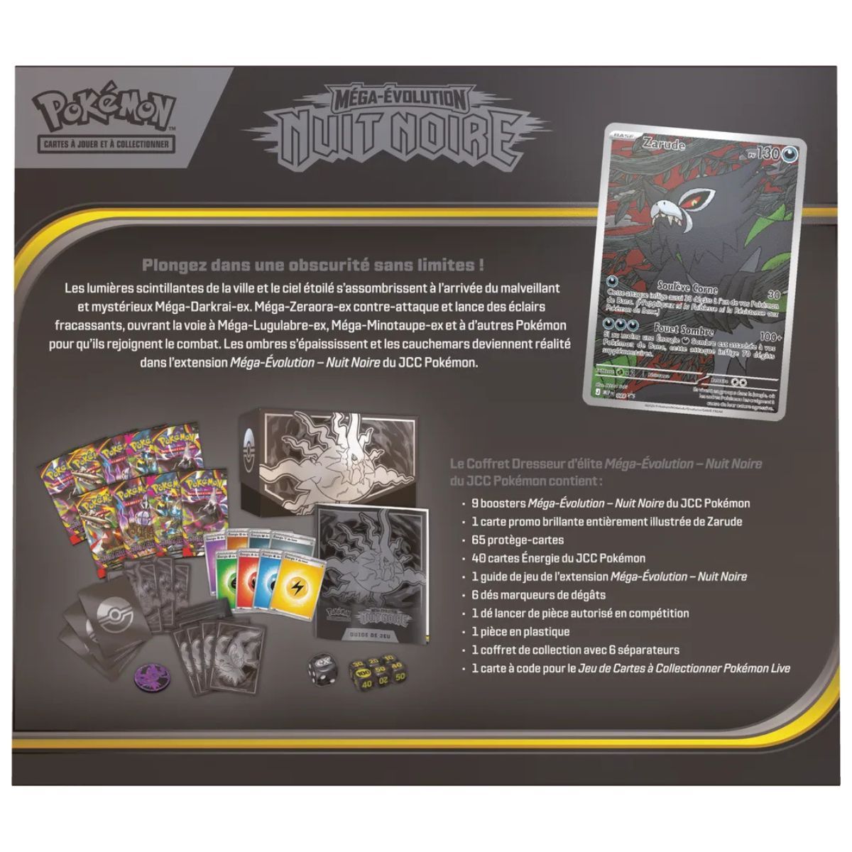 Pokémon – ETB – Nuit Noire – ME05 – Coffret Dresseur d’Elite FR – Image 2
