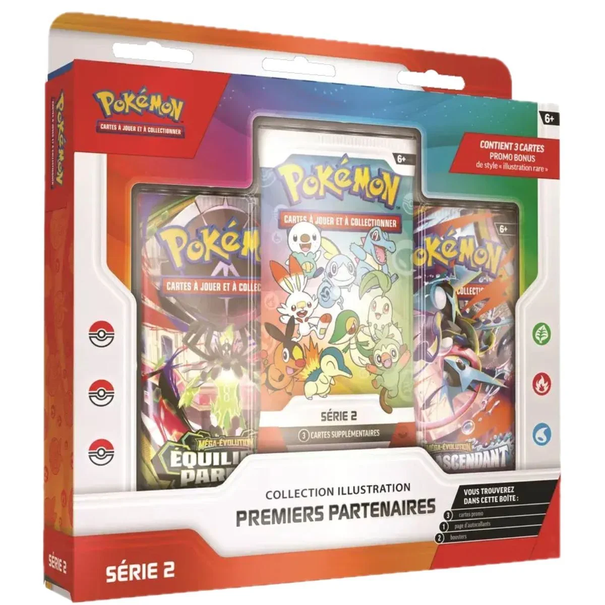 Pokémon – Coffret Collection Illustration – Premiers Partenaires – Serie 2 – en français