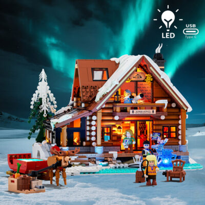 Lumibricks Retro House 10012 Aurora Cabin